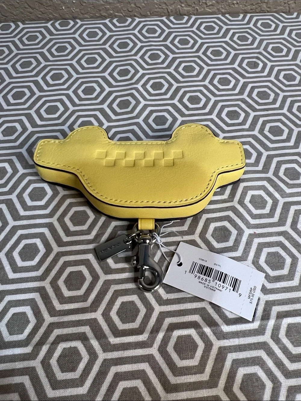 Coach leather car